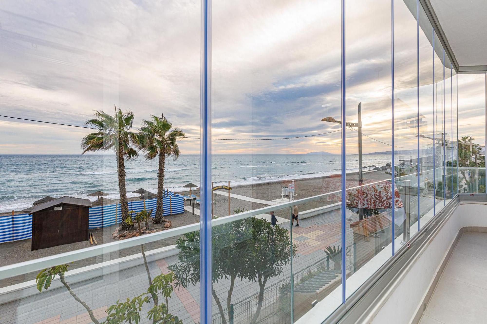 Laguna Beach Wohnung mit freiem Meerblick Torrox Exterior foto